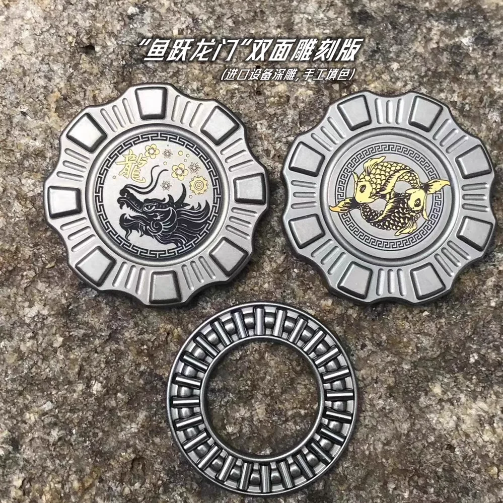 EDC Titanium Alloy Mini Scarab Magnetic Decompression Push Brand Toys Pendant Adult Decompression Gift Outdoor Tools
