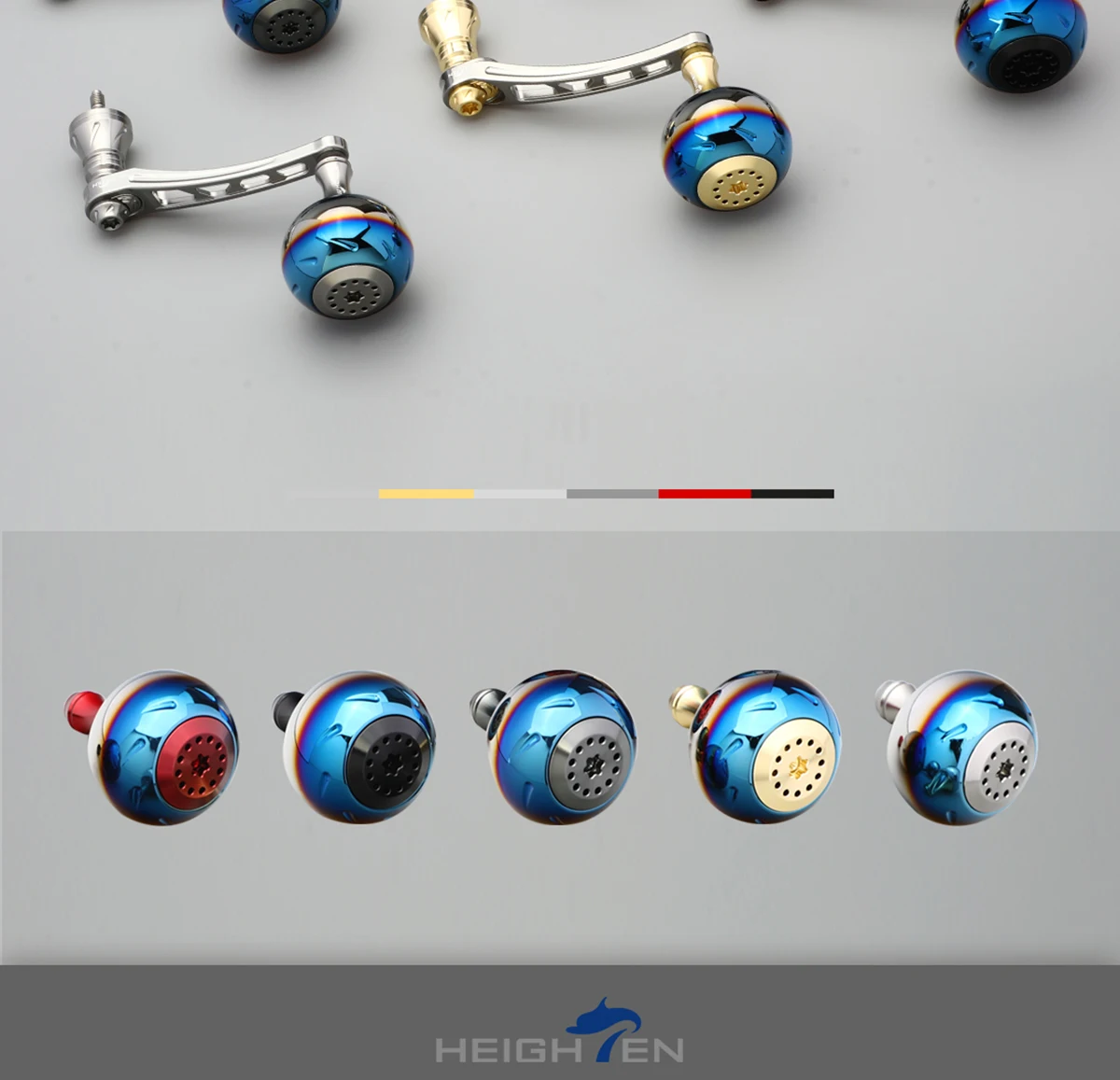 HEIGHTEN Power Handle Knob 30/38/45mm 32g for Shimano Stradic SW Twinpower SW Ultegra 5000-8000 Reel