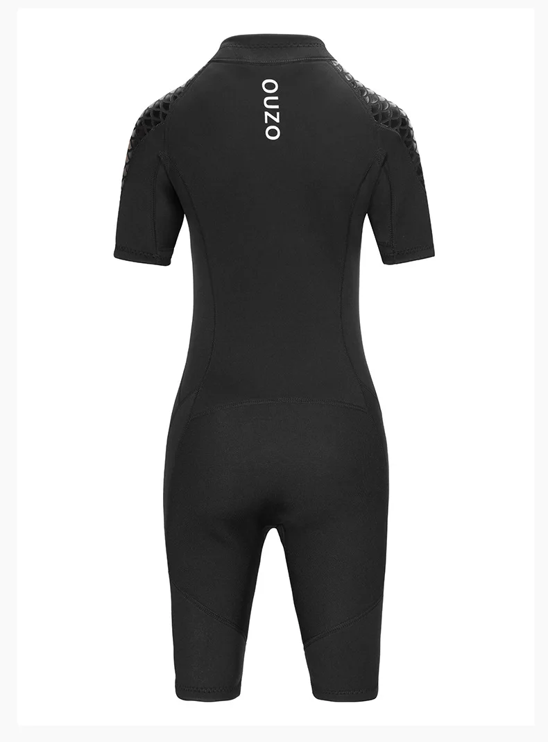 Mens Womens 3mm Short-sleeved Wetsuits Diving Surfing Suits Snorkeling Kayaking Spearfishing Freediving Swimming Full Body