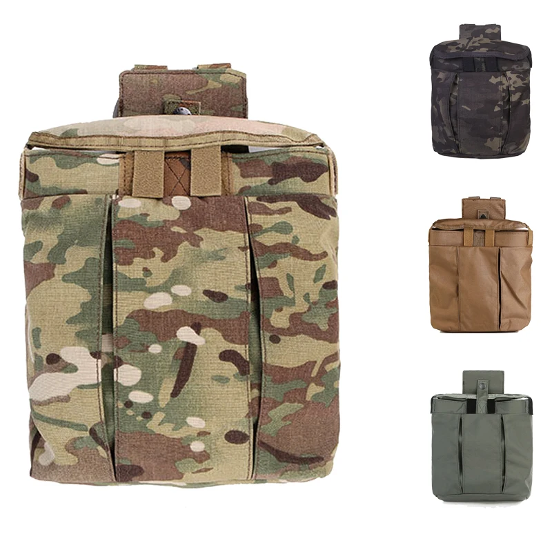 Emersongear Tactical Dump Pouch MOLLE Drop Pouch Foldable Mag Recycling Holder Magazine Storage Purposed Bag Hunting Combat