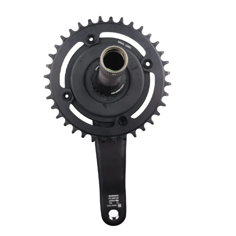 Shimano SLX M7100 M8100 Crank With XCADEY XPOWER 104bcd Power Meter  Deckas 104bcd chainring For M7100 M8100 M9100