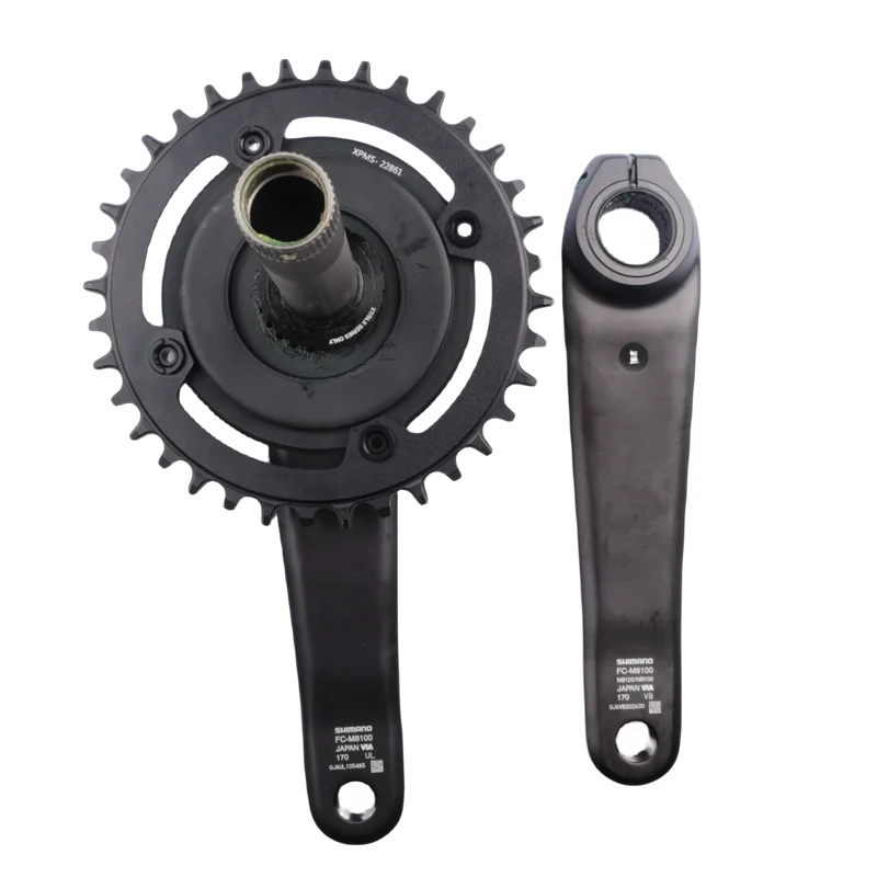 Shimano SLX M7100 M8100 Crank With XCADEY XPOWER 104bcd Power Meter  Deckas 104bcd chainring For M7100 M8100 M9100