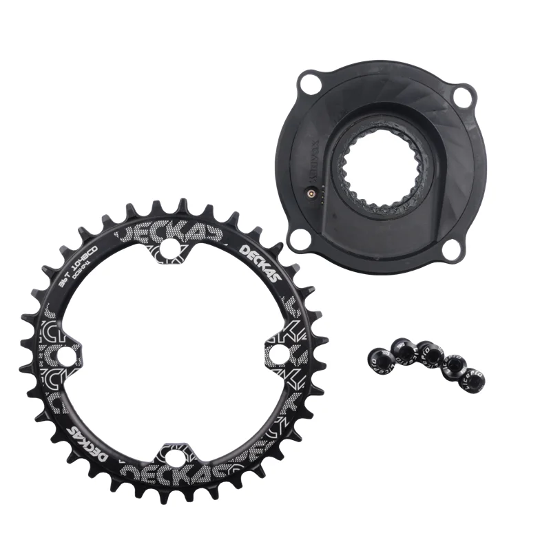 Shimano SLX M7100 M8100 Crank With XCADEY XPOWER 104bcd Power Meter  Deckas 104bcd chainring For M7100 M8100 M9100