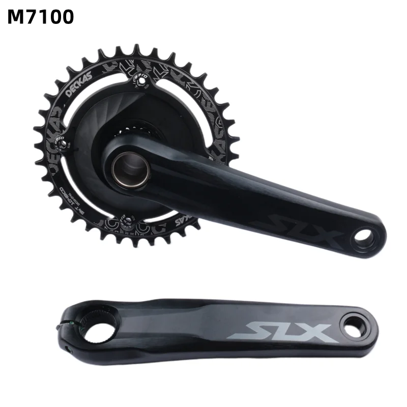 Shimano SLX M7100 M8100 Crank With XCADEY XPOWER 104bcd Power Meter  Deckas 104bcd chainring For M7100 M8100 M9100