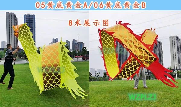 Sale 6M Dragon Dance Costume Fitness Outdoor Carnival Sports Exercise Abdomin Square Performance Funny Toys Group Activities