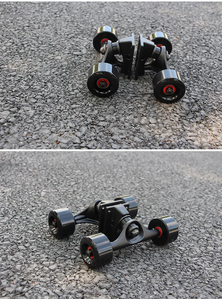 City run 5inch Skateboard truck wheels complete kit with 55*32mm wheels Double rocker skateboard Street Truck Wheels Parts