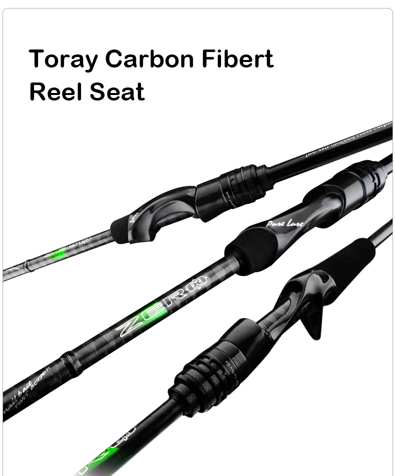 PURELURE ZERO Small Bait Light High Carbon Long Throwing Rod Rock Fishing Spinning Trout Rod BFS Fishing Casting UL Stream Bass
