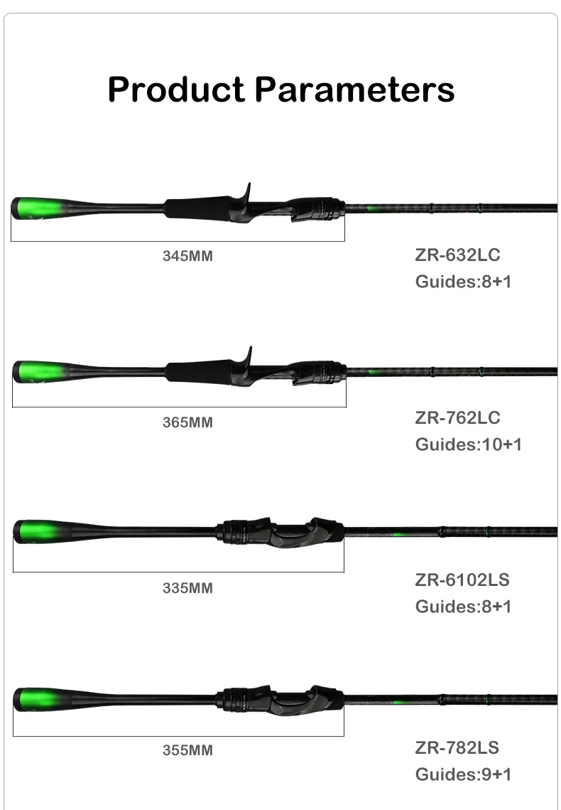 PURELURE ZERO Small Bait Light High Carbon Long Throwing Rod Rock Fishing Spinning Trout Rod BFS Fishing Casting UL Stream Bass