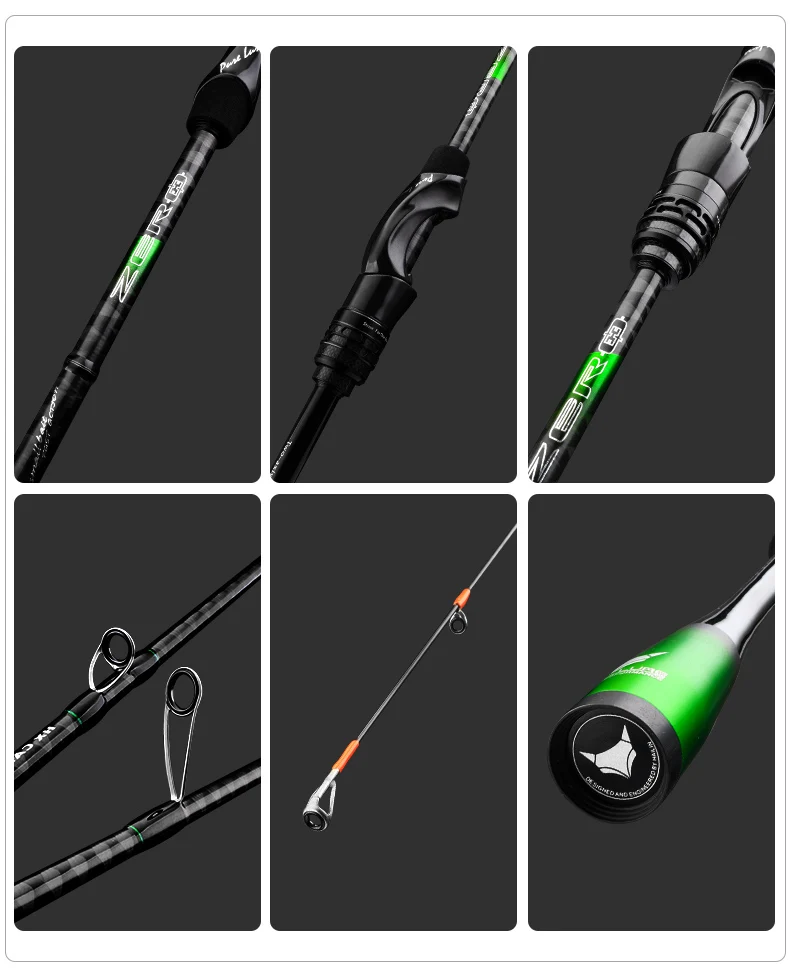 PURELURE ZERO Small Bait Light High Carbon Long Throwing Rod Rock Fishing Spinning Trout Rod BFS Fishing Casting UL Stream Bass