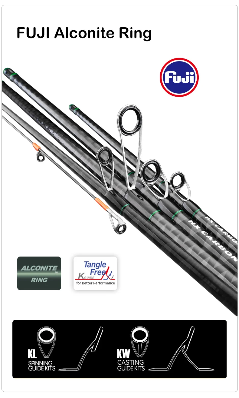 PURELURE ZERO Small Bait Light High Carbon Long Throwing Rod Rock Fishing Spinning Trout Rod BFS Fishing Casting UL Stream Bass