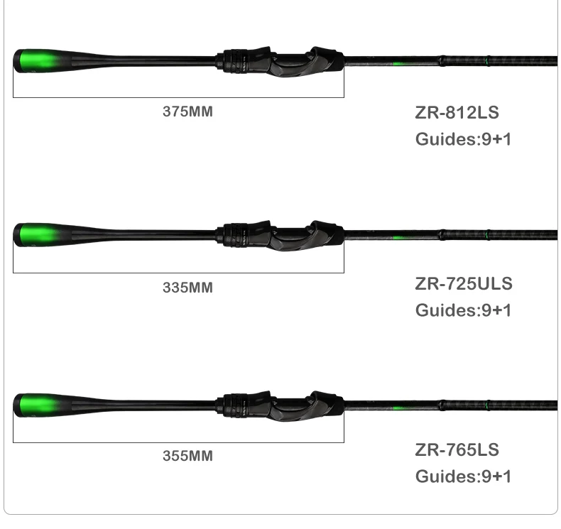 PURELURE ZERO Small Bait Light High Carbon Long Throwing Rod Rock Fishing Spinning Trout Rod BFS Fishing Casting UL Stream Bass