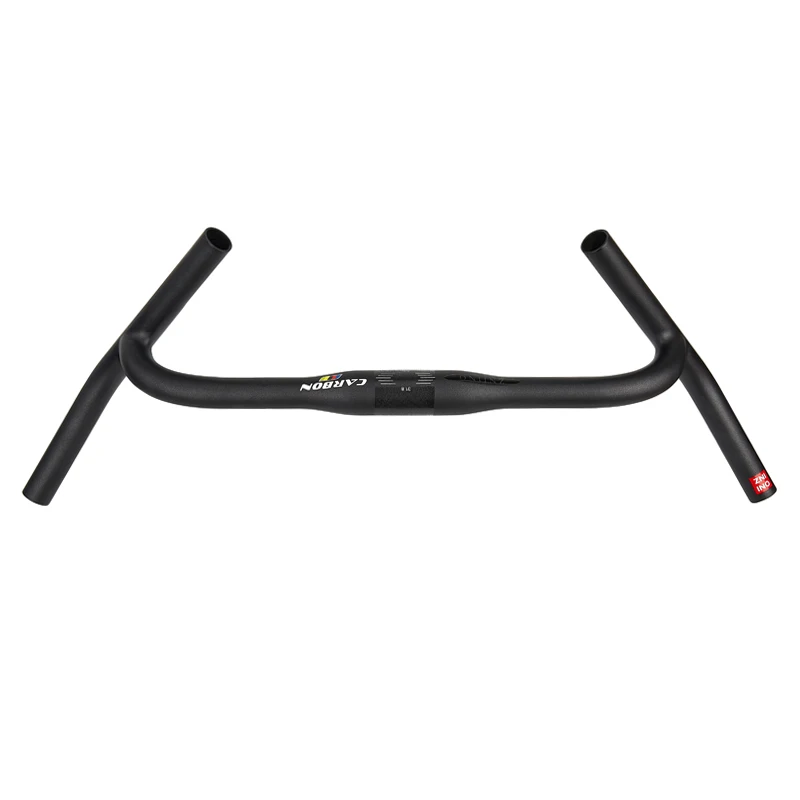 ZNIINO New Carbon Modify Gravel H Handlebar Big Flare Bar Cycle Cross Road MTB Bike Handlebars Carbon Fiber Travelling Bicycle