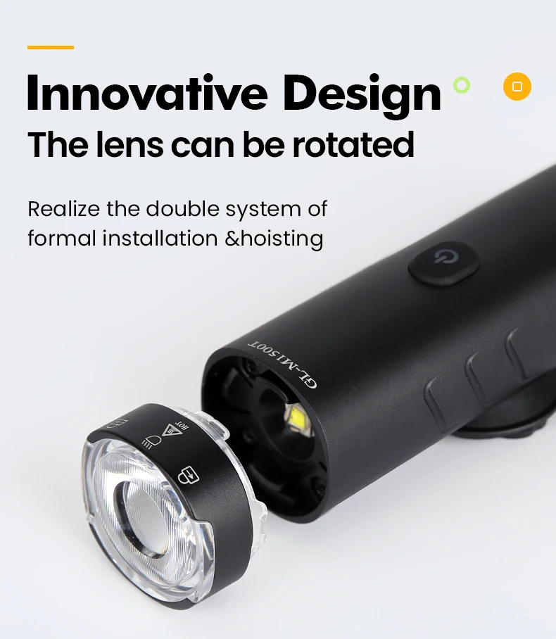 GIYO Bike Front Light Headlight 1500LM/1200LM/900LM USB Rechargeable LED 4000mAh MTB Road Bicycle Lamp Flashlight Luz Bicicleta
