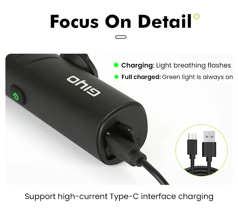 GIYO Bike Front Light Headlight 1500LM/1200LM/900LM USB Rechargeable LED 4000mAh MTB Road Bicycle Lamp Flashlight Luz Bicicleta