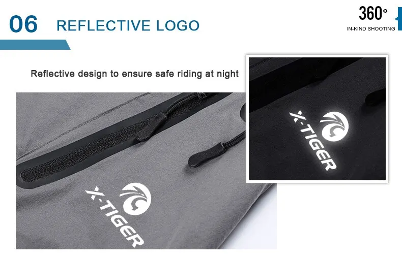 X-TIGER Mountain Bike Shorts Multi-Pockects Breathable Loose Riding Road MTB Shorts Outdoor Sports Waterproof Cycling Pants