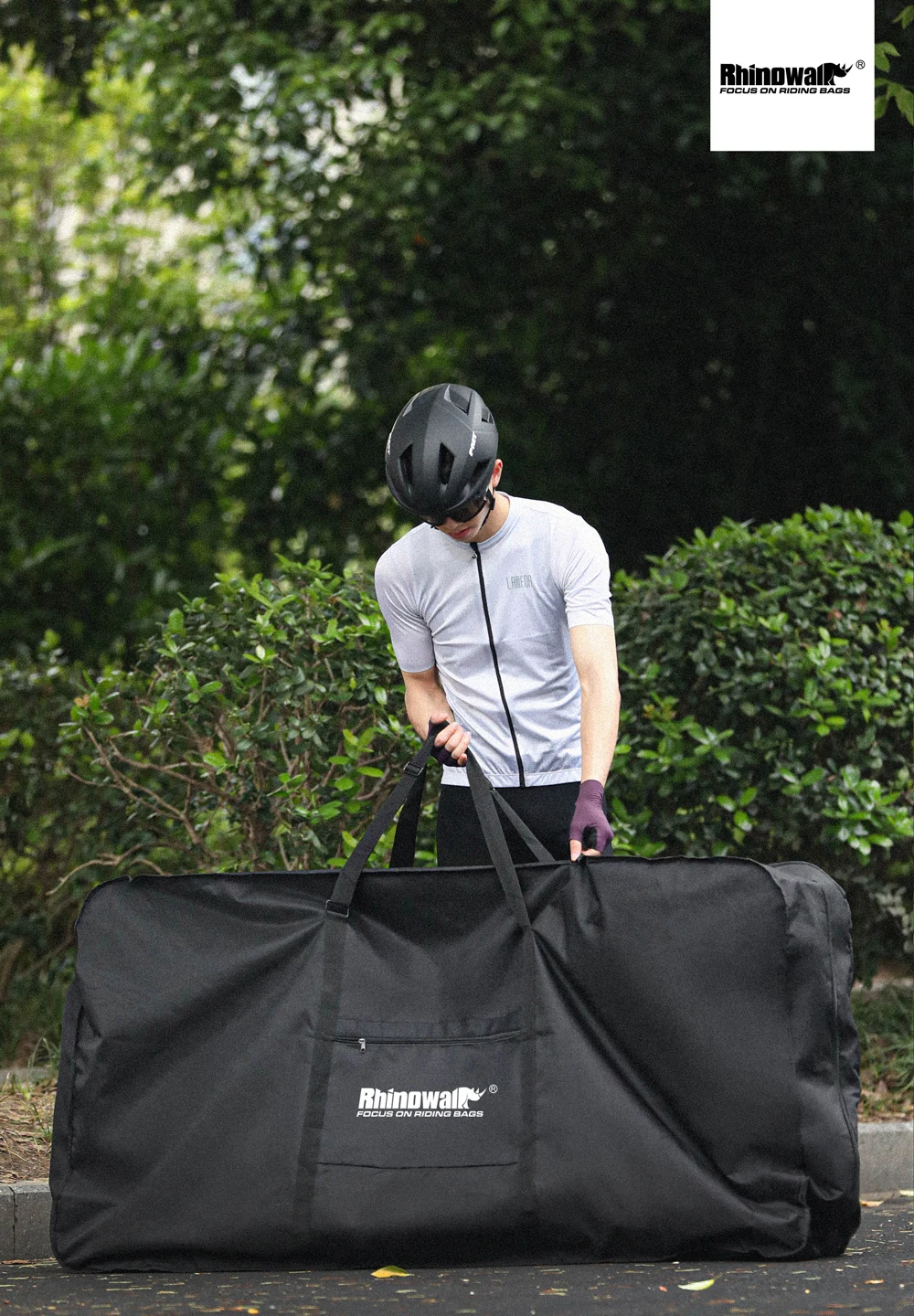 Rhinowalk Bike Carry Bag For 29 in MTB Full Suspension Bike/700C Large Size Road Bicycle Storage Cycling Travel Transport 2024