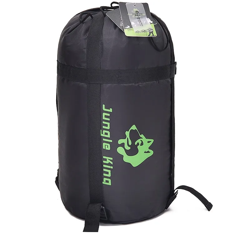 JUNGLE KING CY0901 850g 1850g New Thickening Fill Four Holes Cotton Sleeping Bag Outdoor Camping Mountaineering Mummy Movement