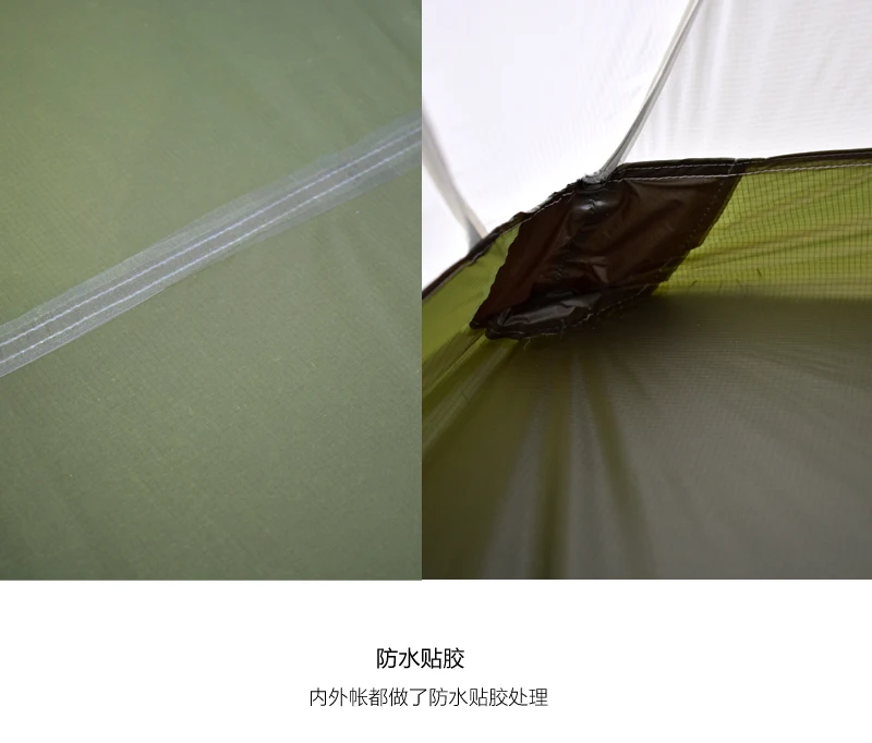 Silicone Coated Backpacking Tent, Lightweight for 4Season Outdoor Camping,Hiking,MSR Style, Includes Footprint, High Waterproof