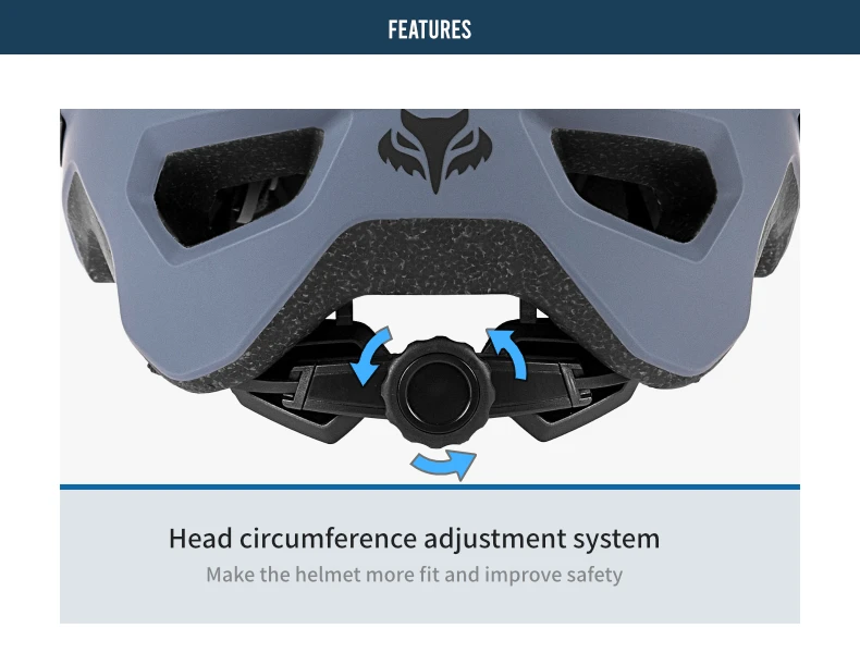 BATFOX Bike Helmet Men's Bicycle Helmet MTB Casco Bicicleta Mountain Bike Casco Ciclismo Hombre Matte Black Cycling Helmets