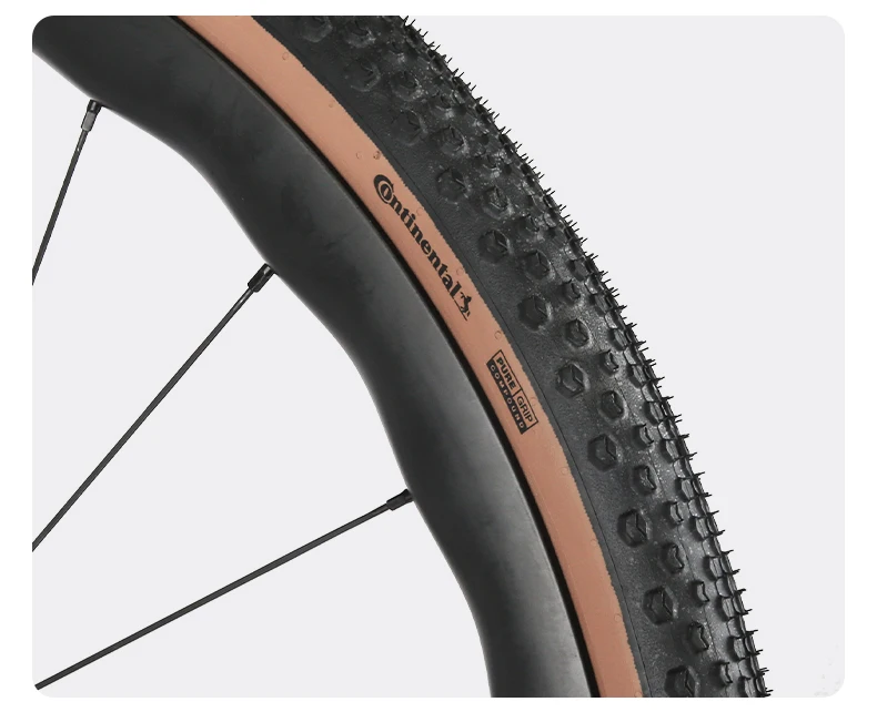 Continental Terra Trail 700x40C 45 50C Tubeless Ready Road Bicycle Tire Black/Cream/Brown 3/180 TPI Folding Tyre Nobox Pure Grip