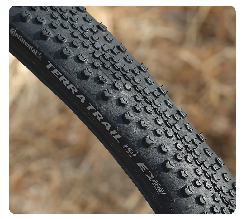 Continental Terra Trail 700x40C 45 50C Tubeless Ready Road Bicycle Tire Black/Cream/Brown 3/180 TPI Folding Tyre Nobox Pure Grip