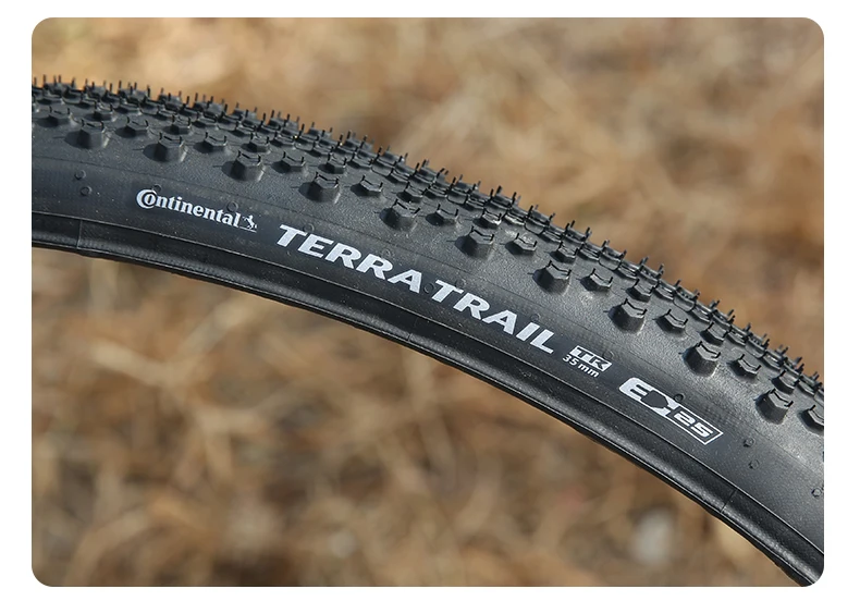 Continental Terra Trail 700x40C 45 50C Tubeless Ready Road Bicycle Tire Black/Cream/Brown 3/180 TPI Folding Tyre Nobox Pure Grip