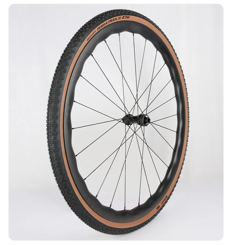 Continental Terra Trail 700x40C 45 50C Tubeless Ready Road Bicycle Tire Black/Cream/Brown 3/180 TPI Folding Tyre Nobox Pure Grip