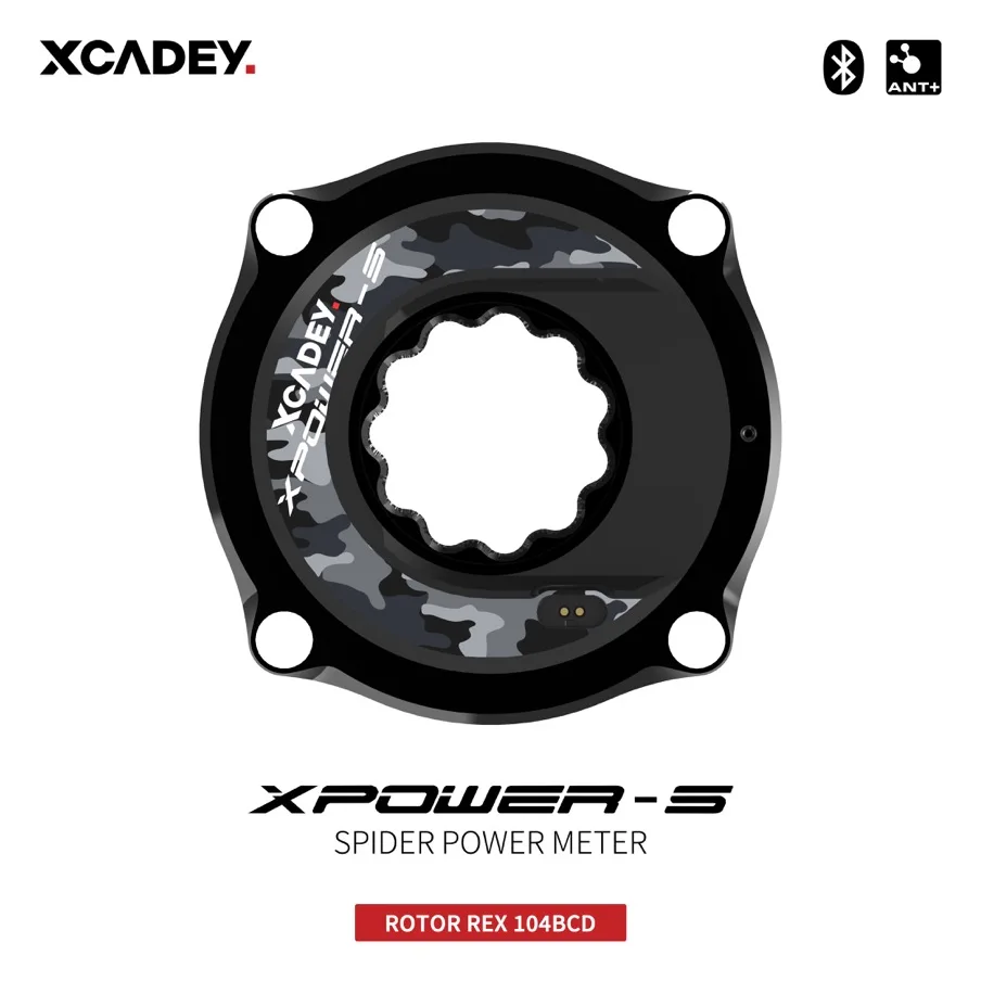 XCADEY XPOWER-S Road Bicycle Bike MTB Spider Power Meter For SRAM ROTOR RaceFce Crank Chainring 104BCD 110BCD