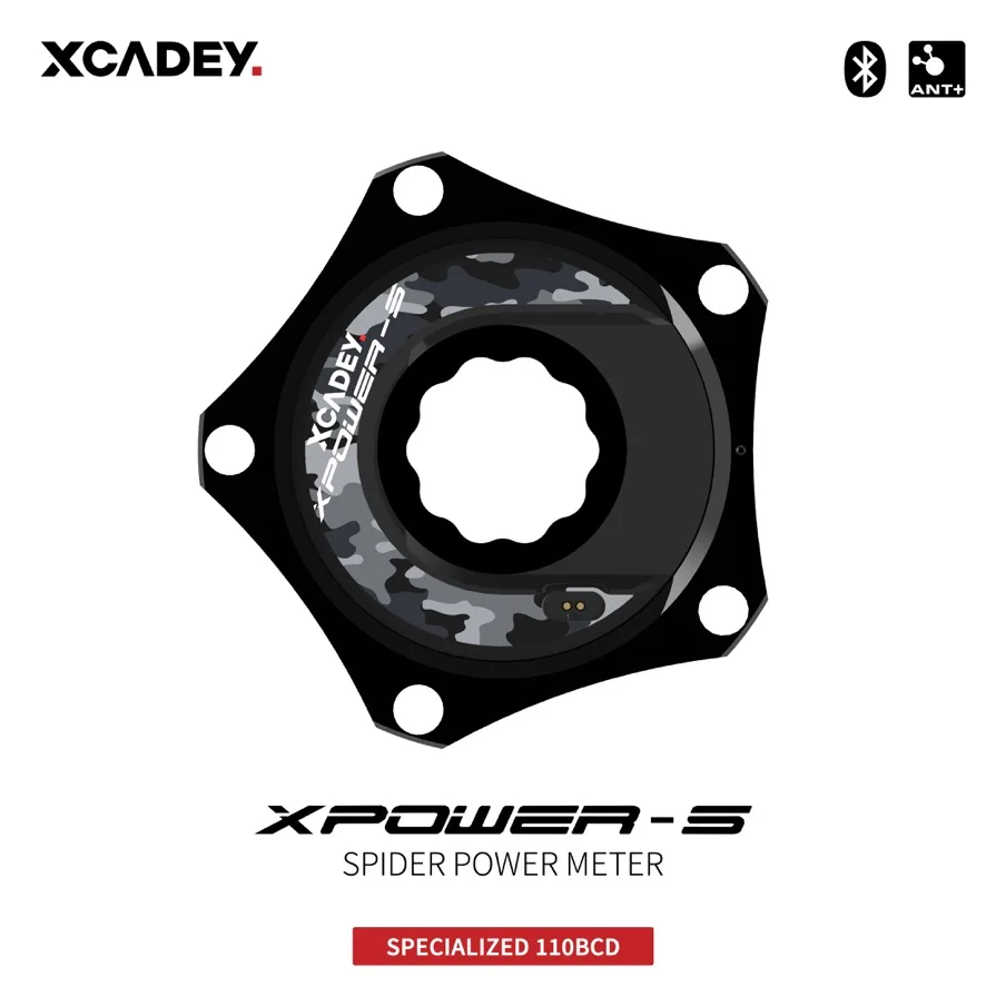 XCADEY XPOWER-S Road Bicycle Bike MTB Spider Power Meter For SRAM ROTOR RaceFce Crank Chainring 104BCD 110BCD