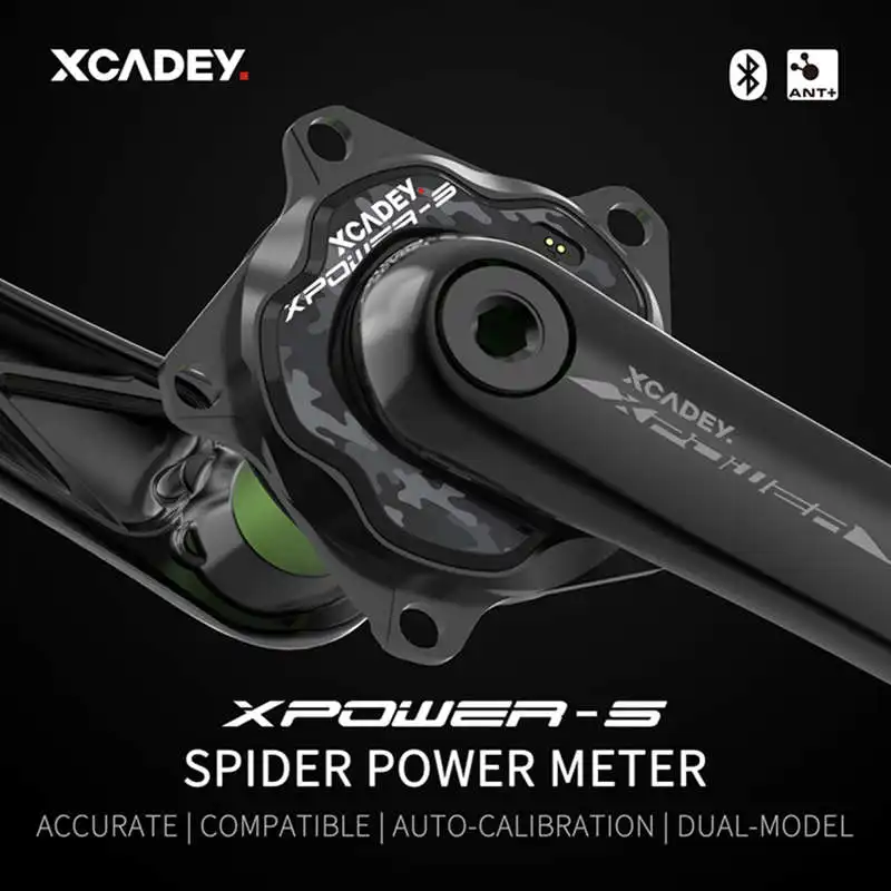 XCADEY XPOWER-S Road Bicycle Bike MTB Spider Power Meter For SRAM ROTOR RaceFce Crank Chainring 104BCD 110BCD