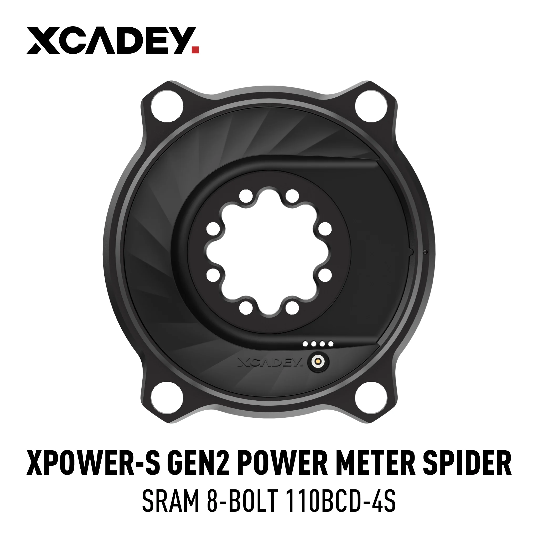 XCADEY XPOWER-S Road Bicycle Bike MTB Spider Power Meter For SRAM ROTOR RaceFce Crank Chainring 104BCD 110BCD