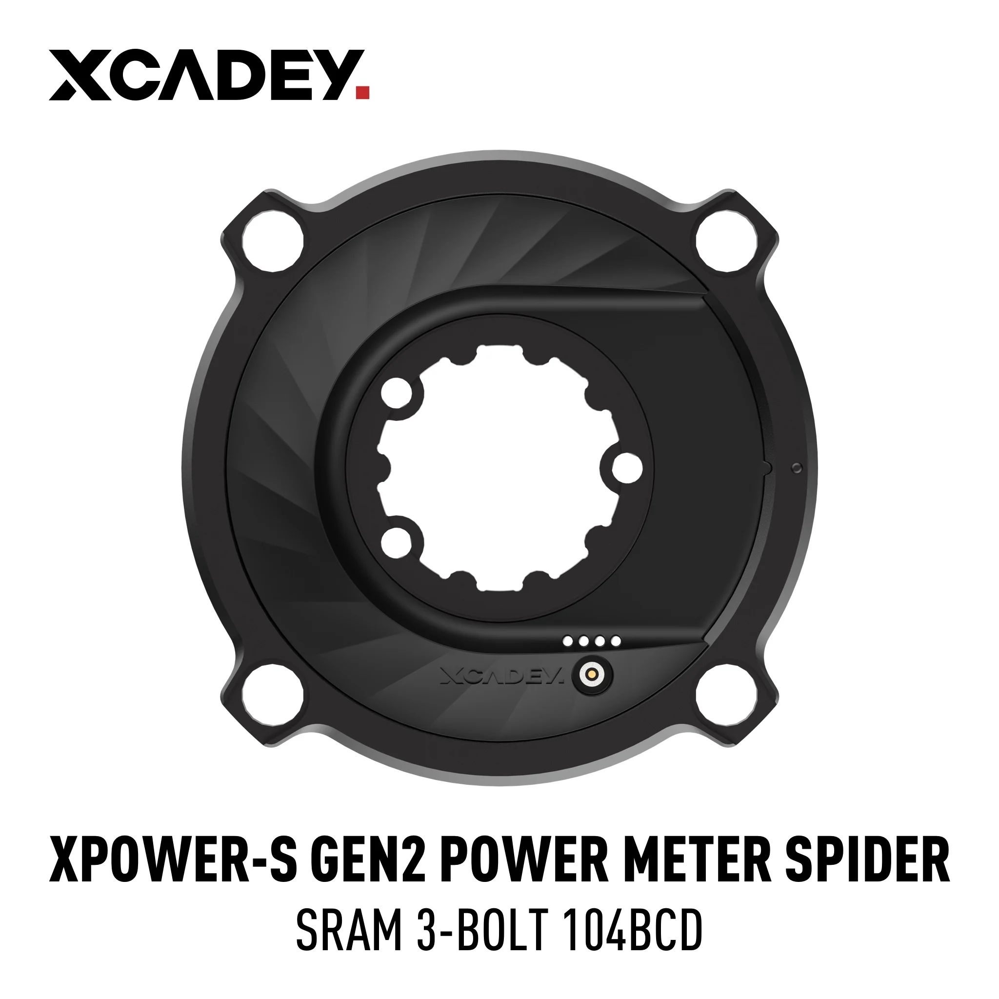 XCADEY XPOWER-S Road Bicycle Bike MTB Spider Power Meter For SRAM ROTOR RaceFce Crank Chainring 104BCD 110BCD
