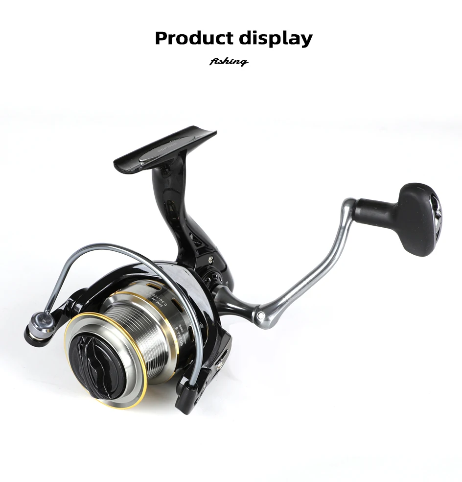 MIFINE-AURORA Powerful Fishing Reel, Spinning Reel 5.2:1/4.7:1, Spare Spool, Saltwater, Freshwater, Carp Fishing, 7 + 1BB