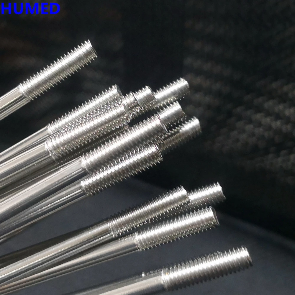 36 Pcs/lot 9G Diameter 3.5mmX100-225mm mm Retrofit Off-road Bike Spokes 304 Stainless Steel E-bike Motorcycle Wheel Spokes