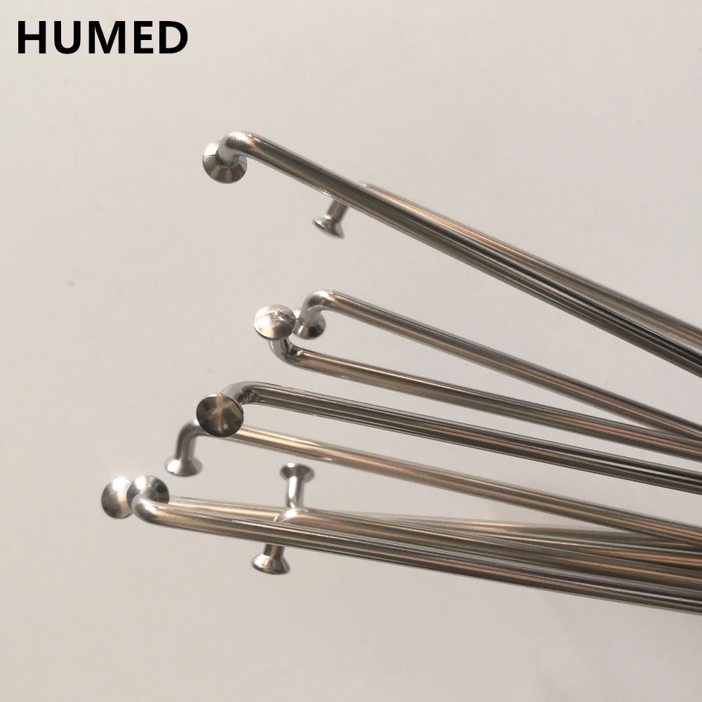 36 Pcs/lot 9G Diameter 3.5mmX100-225mm mm Retrofit Off-road Bike Spokes 304 Stainless Steel E-bike Motorcycle Wheel Spokes