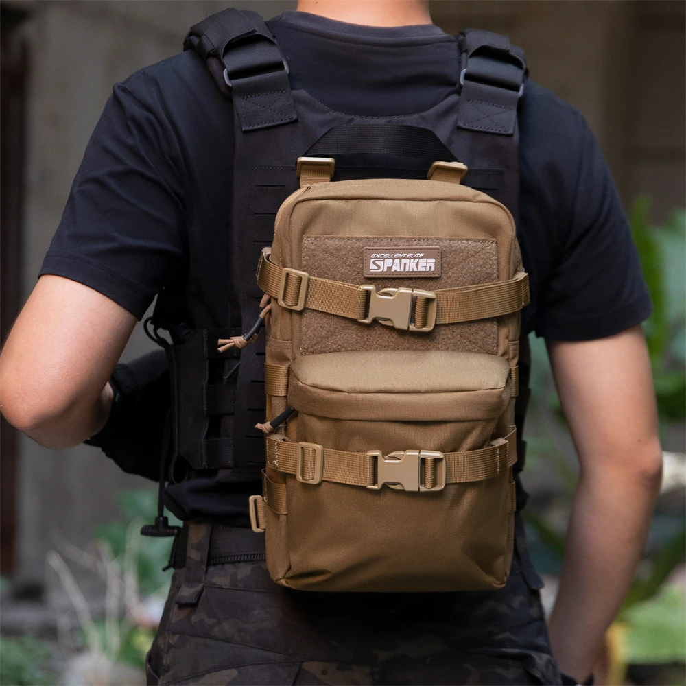 EXCELLENT ELITE SPANKER Tactical Hydration Bag Water Bladder Carrier MOLLE Pouch Hunting Cycling Bags Outdoor Hydration Backpack