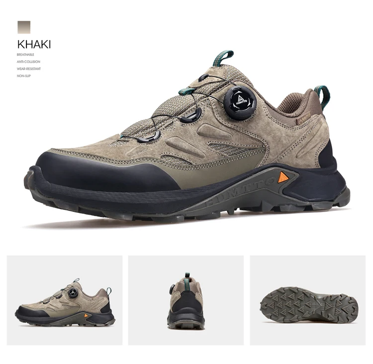 HUMTTO Breathable Shoes for Men Luxury Designer Men's Sneakers Anti-slip Sports Hiking Boots Man 2024 Outdoor Trekking Sneaker