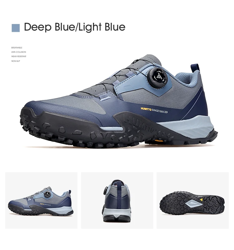 HUMTTO Breathable Shoes for Men Luxury Designer Men's Sneakers Anti-slip Sports Hiking Boots Man 2024 Outdoor Trekking Sneaker