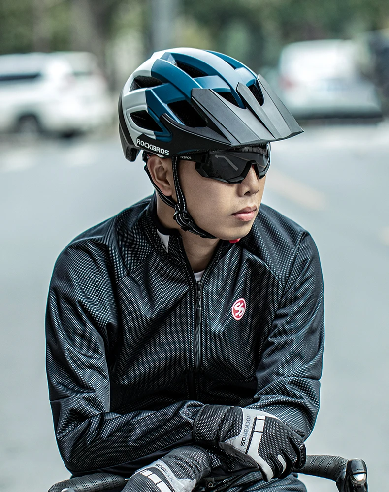 ROCKBROS Bicycle Helmet Men Women Breathable Shockproof MTB Road Bike Safety E-bike Helmet Cycling Aero Helmet Bike Equipment