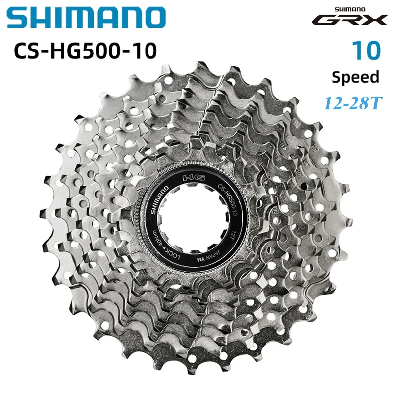 Shimano DEORE HYPERGLIDE CS-HG500 10 Speed Road Cassette 12-28T 11-25T/32T/34T CS-HG50-10 11-36T MTB Cassette Sprocket Freewheel