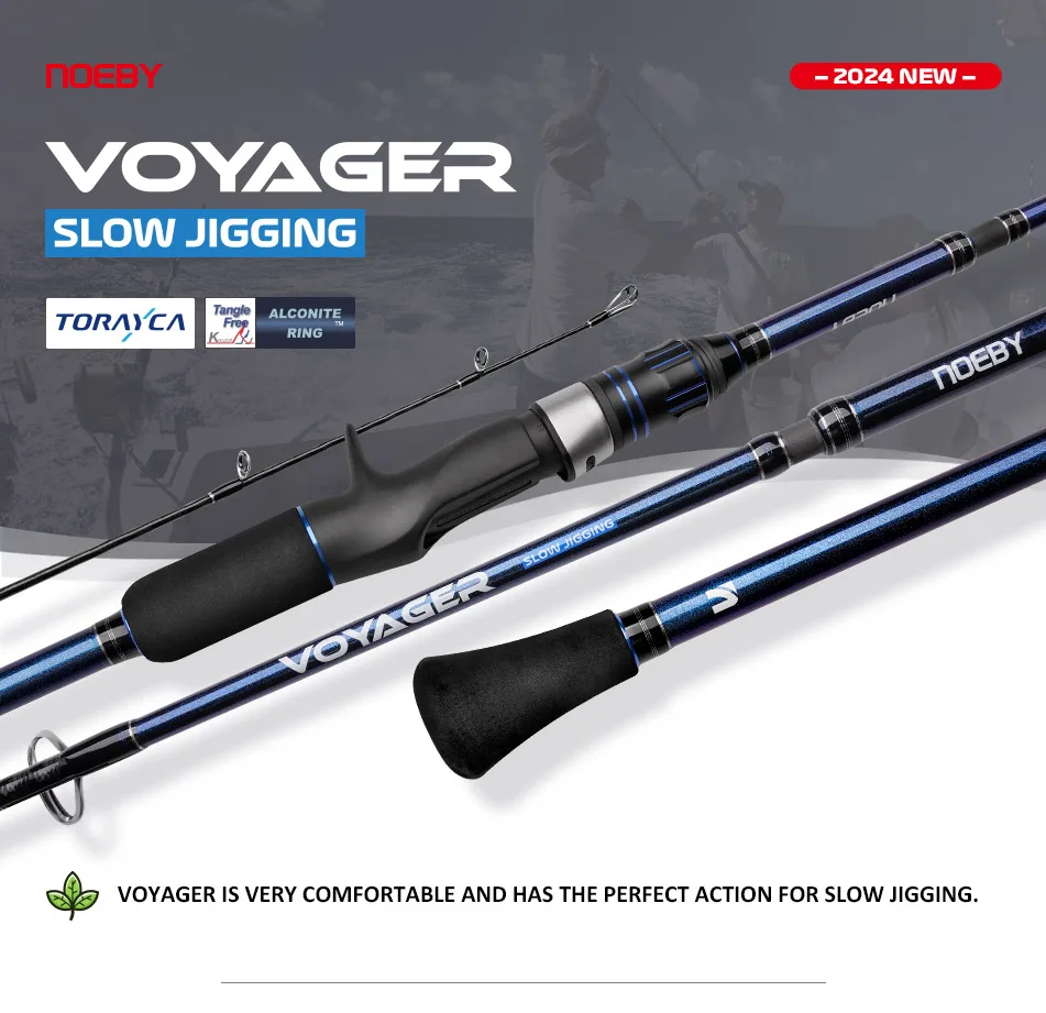 Noeby 1.83m 1.96m Slow Jigging Fishing Rod M ML 20kg Max Drag Fuji Guide High Sensitivity Carbon Spinning Casting Fishing Rods