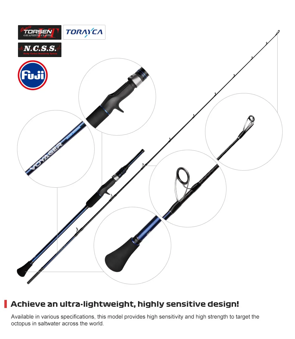 Noeby 1.83m 1.96m Slow Jigging Fishing Rod M ML 20kg Max Drag Fuji Guide High Sensitivity Carbon Spinning Casting Fishing Rods