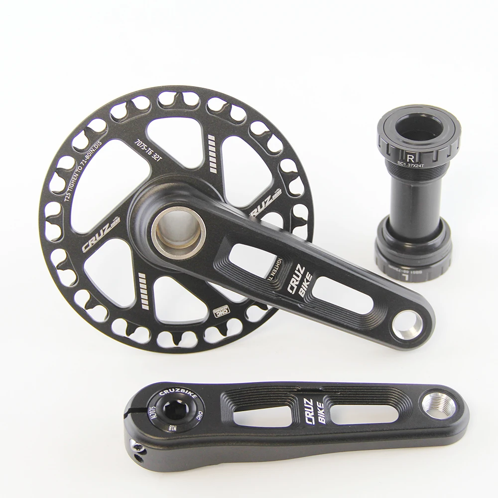 CRUZbike Children's Folding Bike Crankset Kid's Bicycle Hollow Tech Crank Ultralight  127/140/150mm
