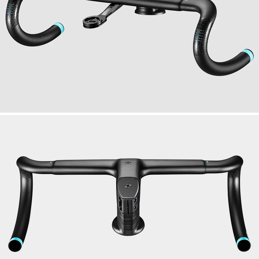 LEXON VERO Full Carbon Road Bike Handlebar Full Inner Cable Urltra-Light Bicycle Racing Handlebars Cycling Product Accessories