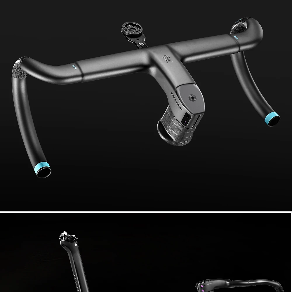 LEXON VERO Full Carbon Road Bike Handlebar Full Inner Cable Urltra-Light Bicycle Racing Handlebars Cycling Product Accessories
