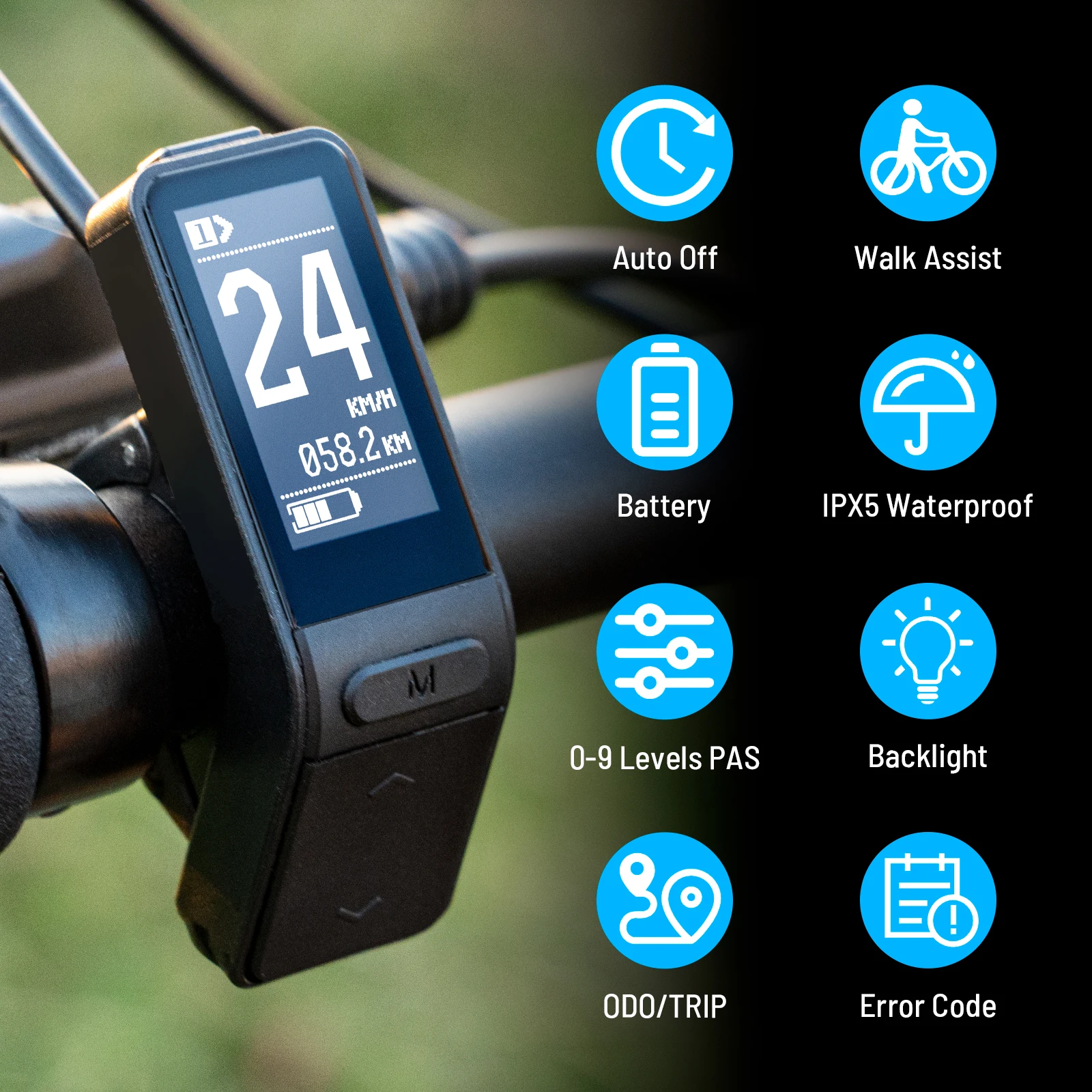 Bafang Display BN136 SW102 LCD Electric Bicycle Intelligent Instrument Display For Bafang Motor BBS01 BBS02 BBSHD