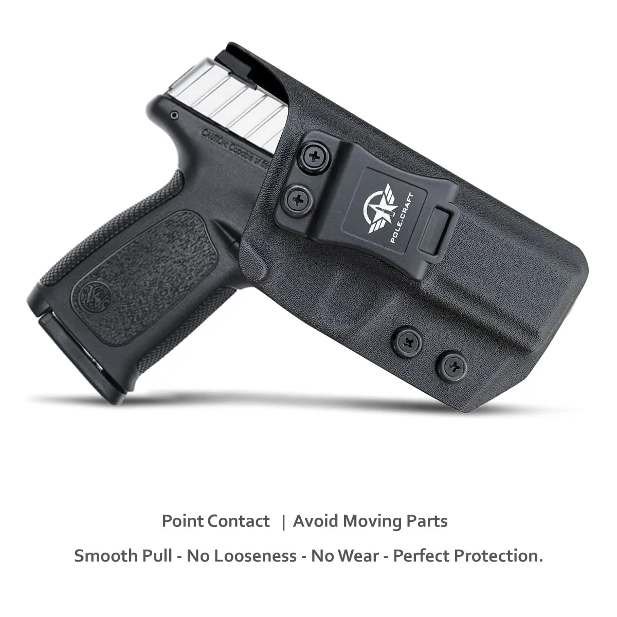 S&W SD9VE SD40VE Holster IWB Kydex Holster Custom Fit:SD9 VE / SD40 VE Pistol - Inside Waistband Concealed Carry
