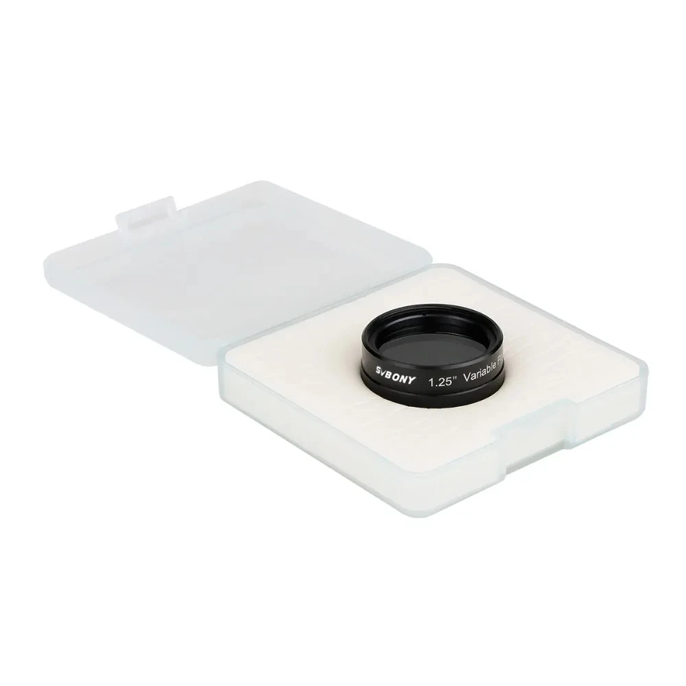 SVBONY 1.25'' Filter Variable Polarizing for Astronomy Monocular Telescope & Eyepiece Viewing the Moon and Planets SV128