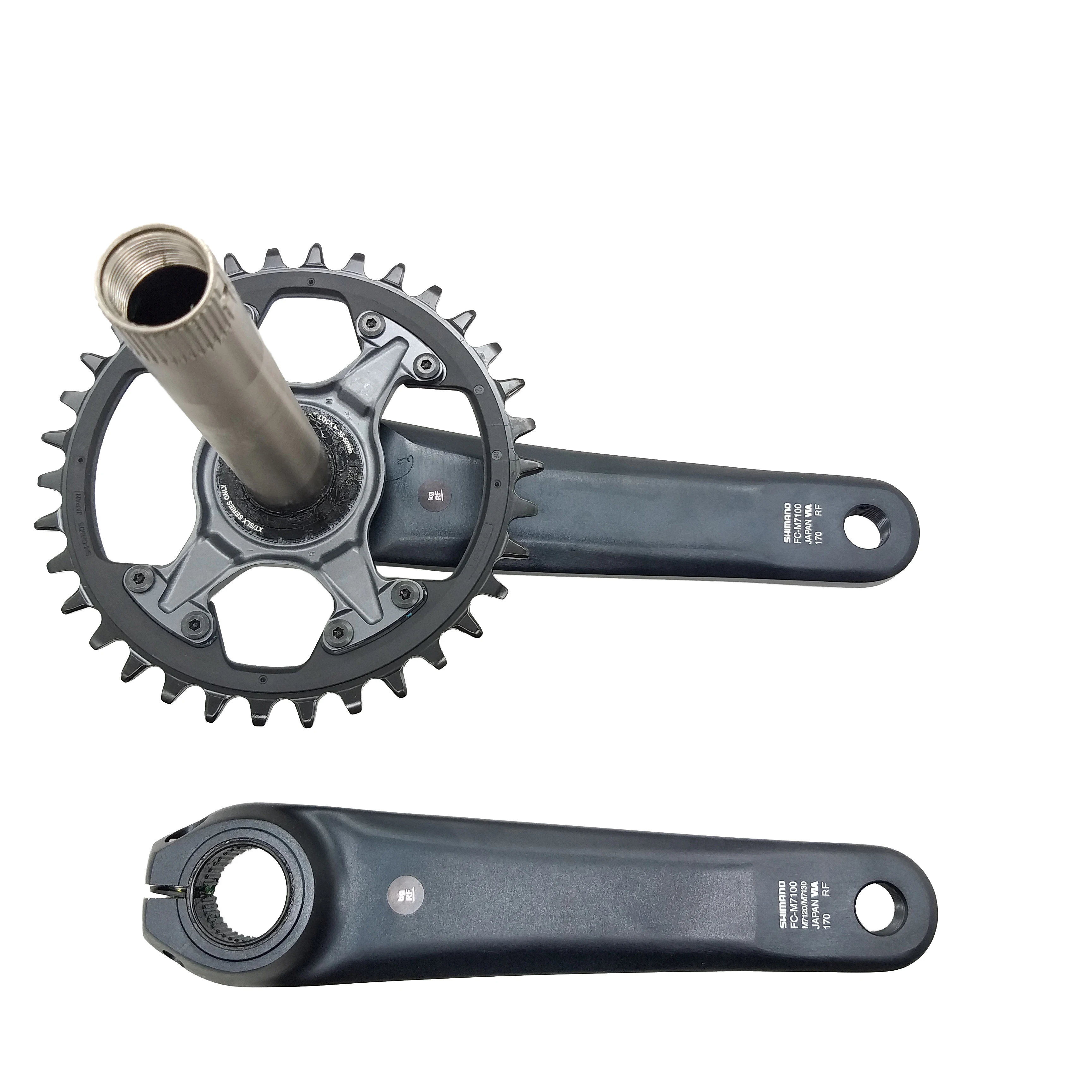 SHIMANO SLX M7100 Crankset 1X12Speed MTB Bike Chainwheel FC-M7100 170mm 175mm 32T 34T MT501 MT801 MT800-PA Bottom Bracket Bike