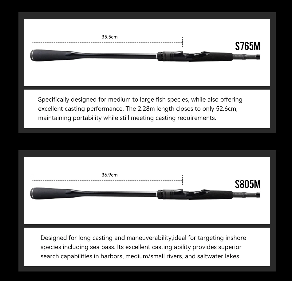 TSURINOYA LURE VALLEY Travel Rod 5 Section Expedition Fishing Rod 1.98m 2.08m 2.28m 2.44m 2.7m FUJI Guide Spinning Casting Rod
